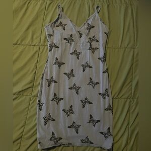 Wild fable blue butterfly dress